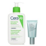 エスティ ローダー デイウェア シアー ティント モイスチャライザー + Cerave ハイドレイティング クレンザー 2pcs 50ml+ポンプ付236ml