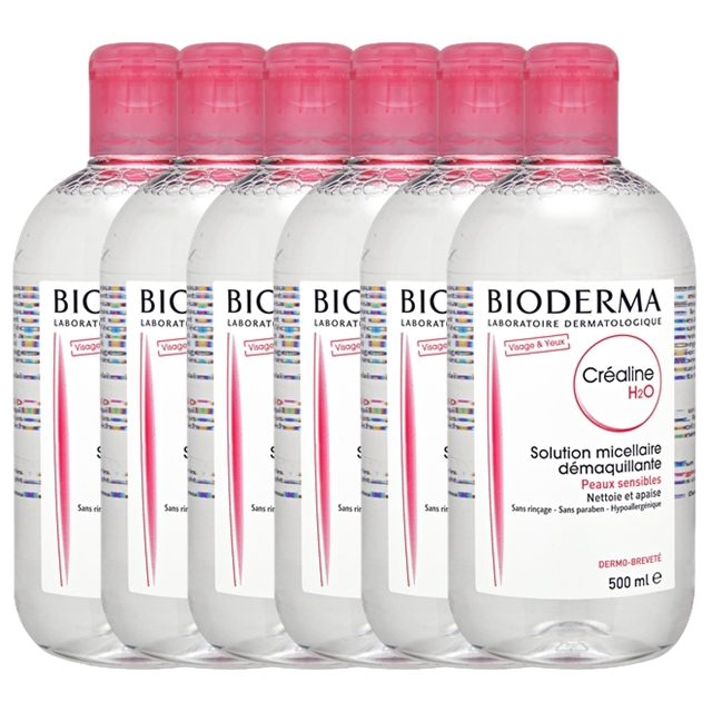 ビオデルマ クレアリヌ（サンシビオ）Ｈ２Ｏ 500ml x 6 【仕入れ】 お得な6個セットが激安！【化粧品通販】ベルコスメ