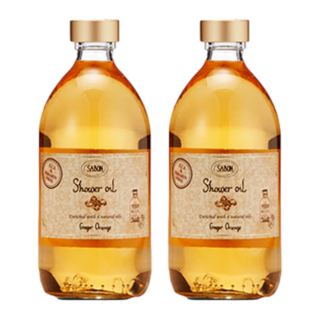 SABON(サボン) シャワーオイル ジンジャーオレンジ(500ml)2本ボディ