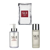 エスケーツー(SK-II/SK2) フェイシャル トリートメント エッセンス+クレンジングオイル +マスク セット 75ml+ 250ml+1枚