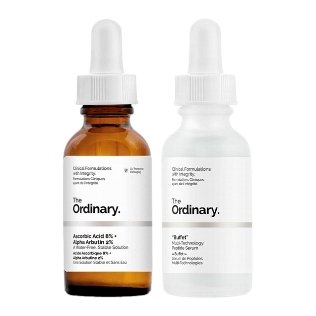 THE ORDINARY ジ オーディナリー アスコルビン酸8% アルファ アルブチン2% 30ml とビュッフェ... 日本未発売