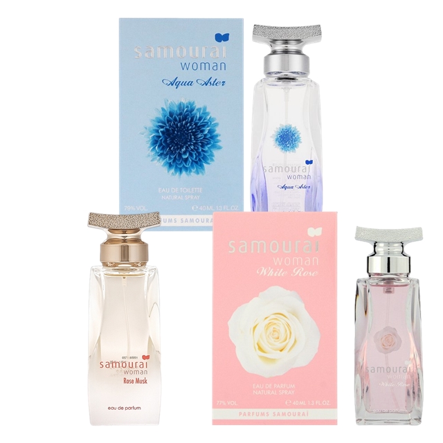 サムライ ウーマンセット/ アクアアスター + ローズムスク + ホワイト